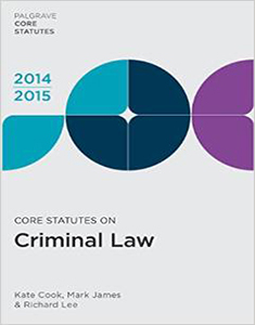Core Statutes on Criminal Law 2014-2015