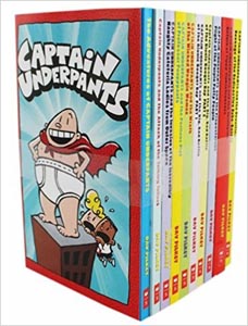 Captain Underpants Children Collection 10 Books Set