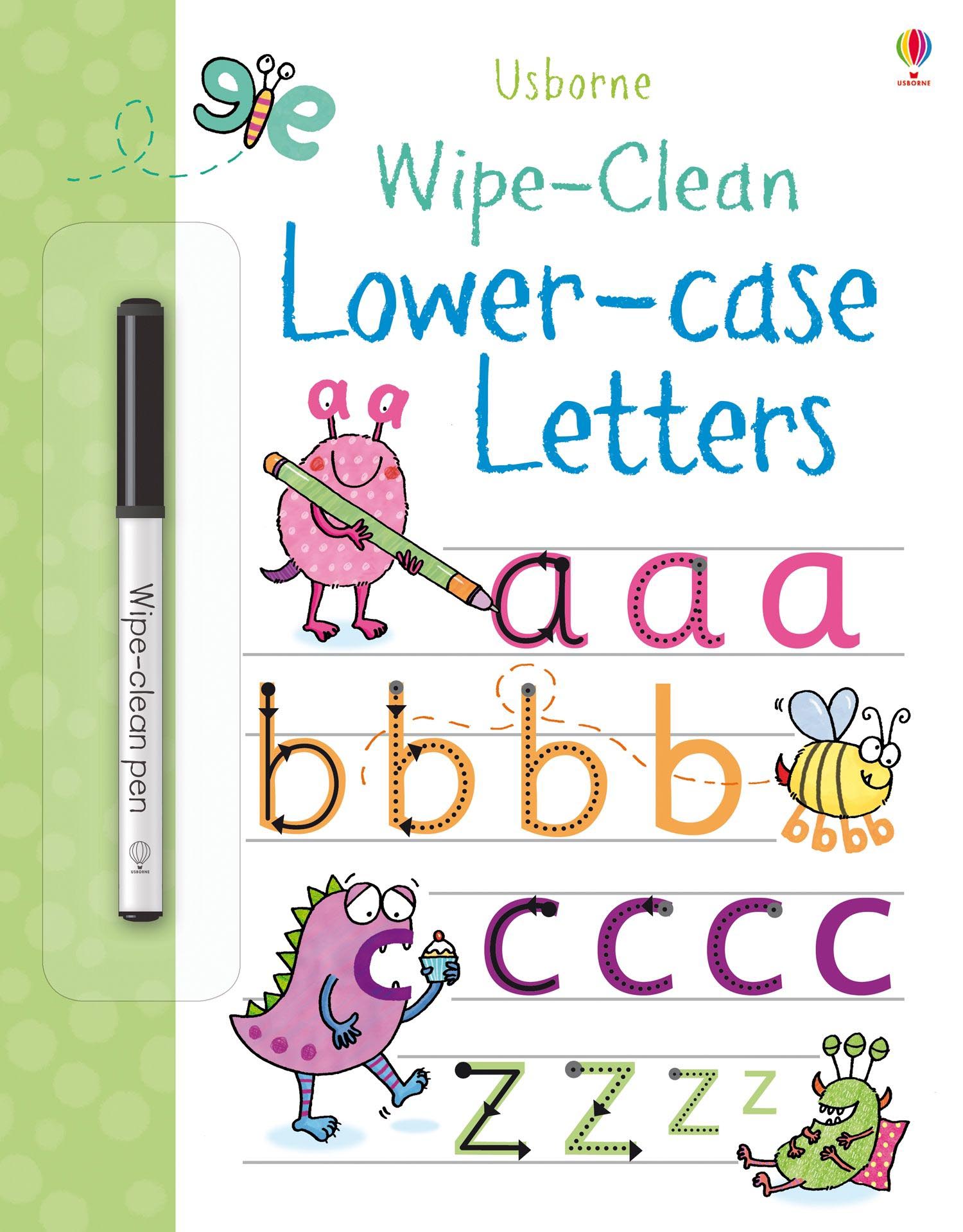 Usborne Wipe Clean Lower Case Letters