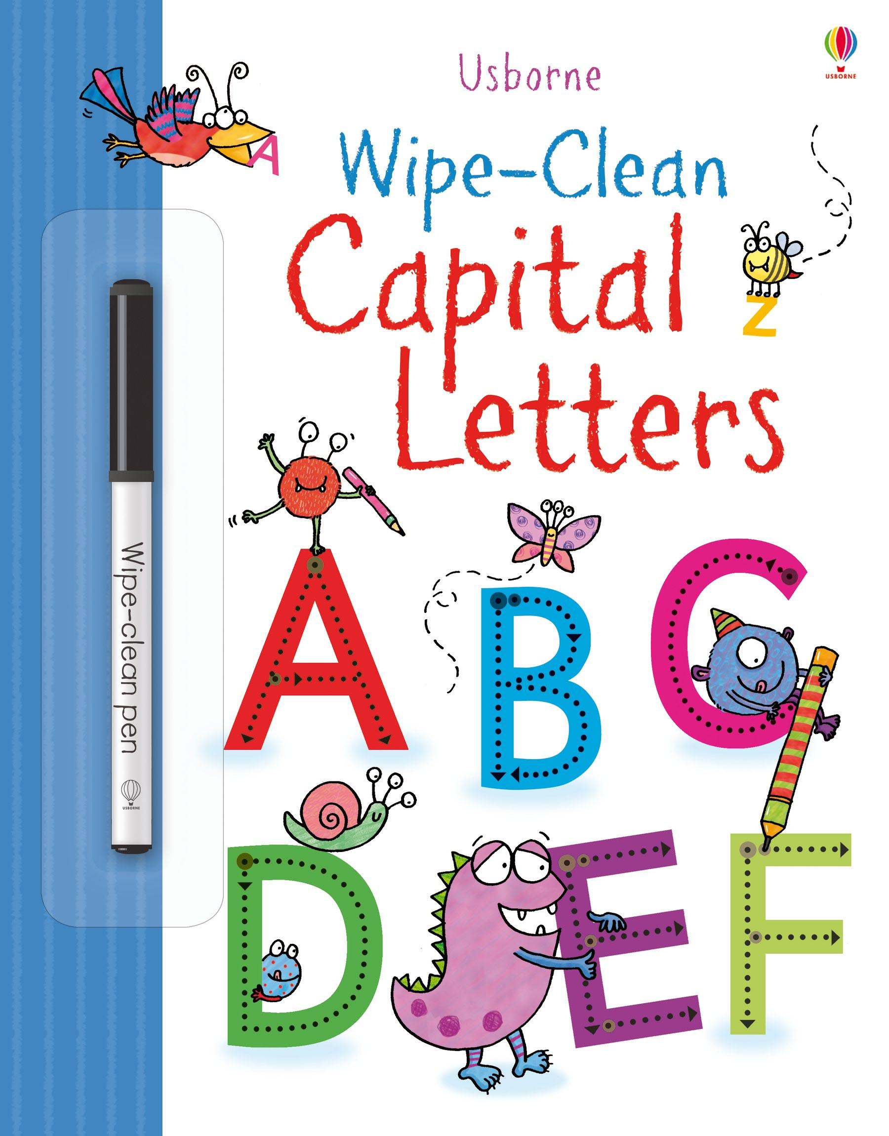 Usborne Wipe Clean Capital Letters