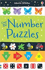Usborne Activities Over 80 Number Puzzles 