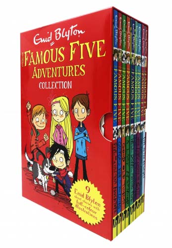 Famous Five Adventures Collection Box Set (Set of 9 Books)