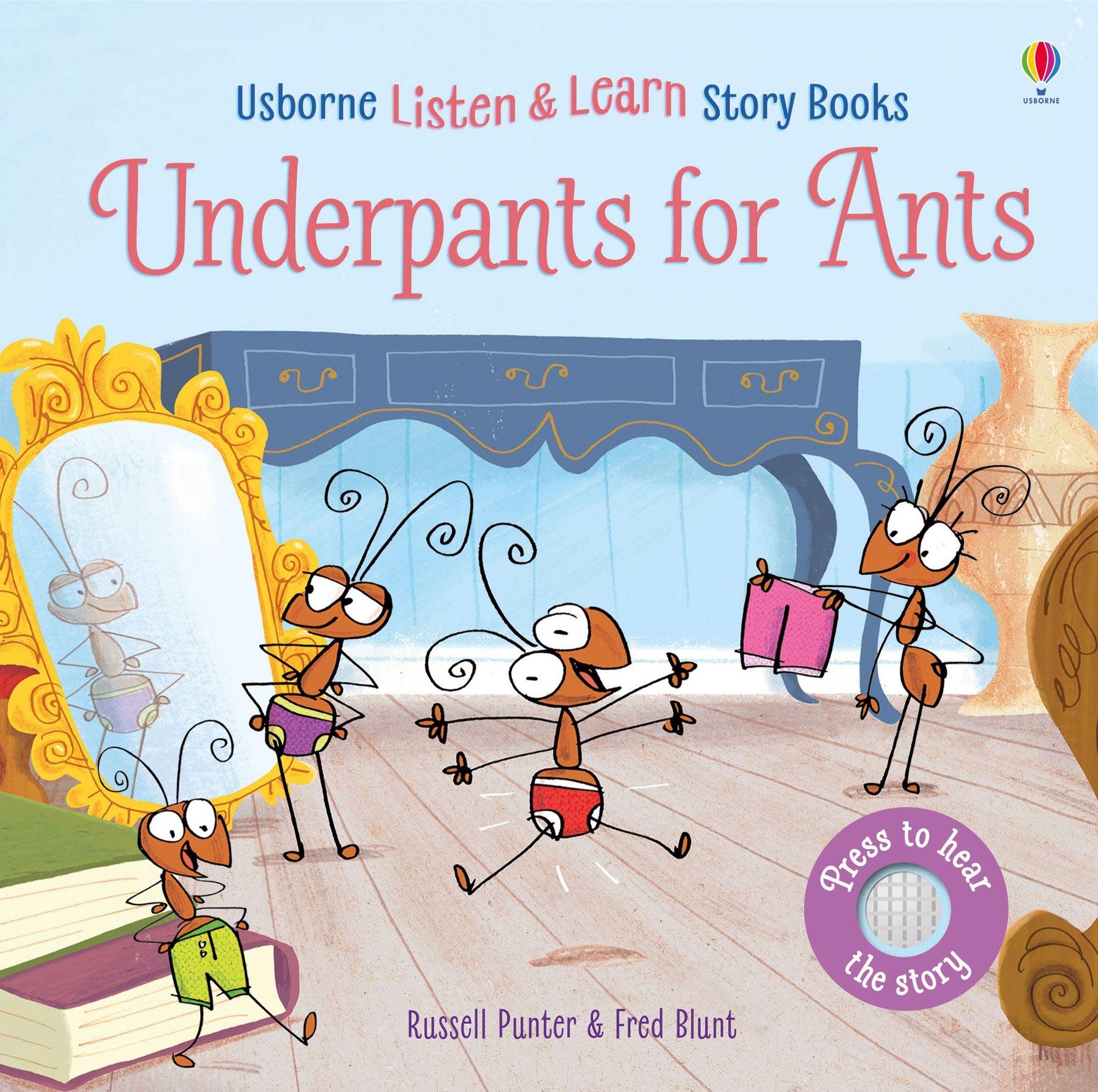 Usborne Listen & Learn Story Book Underpants for Ants