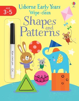 Usborne Early Years Wipe clean Shapes and Patterns
