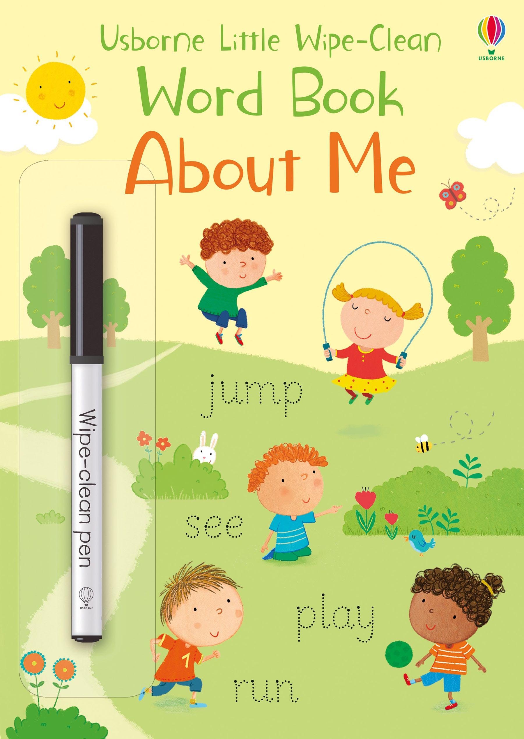 Usborne Little Wipe Clean Word Book About Me