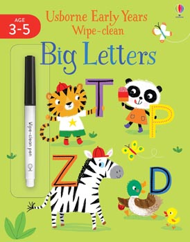 Usborne Early Years Wipe Clean Big Letters ( Age 3-5 )