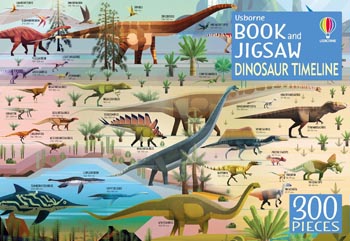 Usborne Book and Jigsaw Dinosaur Timeline 