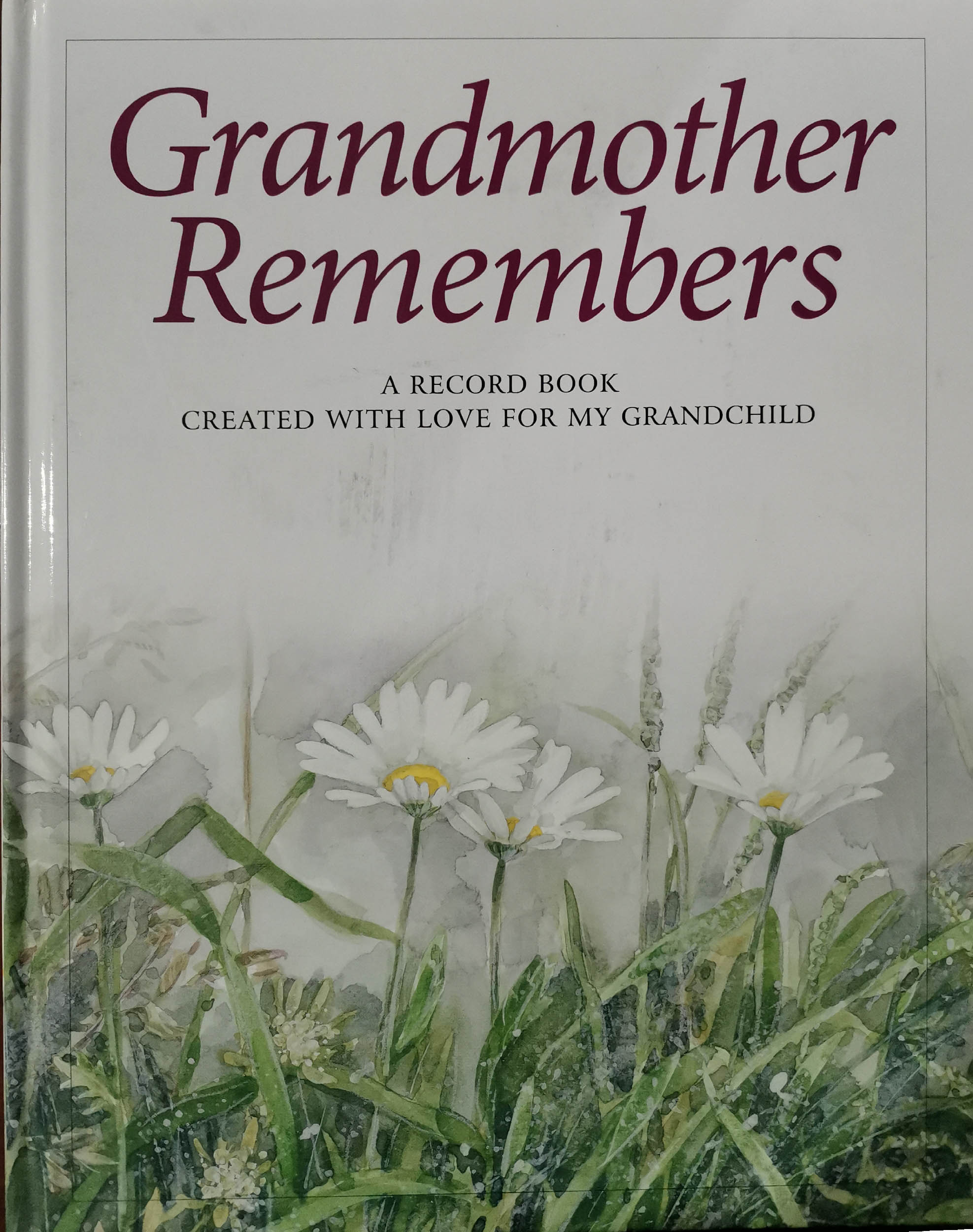 Grandmother Remembers : A Record Book Created With Love for My Grandchild