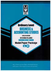 Knowledge Bank O/L Business and Accounting Studies No.01 Model Paper Package 