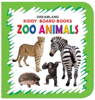 Kiddy Board Book - Zoo Animals