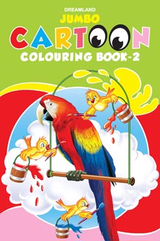Jumbo Cartoon Colouring Book - 2
