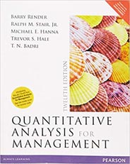 Quantitative Analysis For Management