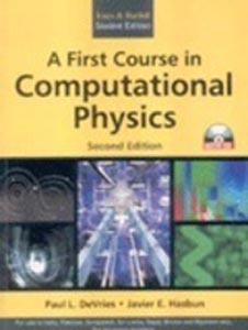 Jones & Bartlett Student Edition: A First Course in Computational Physics W/CD