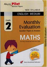 Akura Pilot Grade 2 Maths : Monthly Evaluation Question Papers and Answers (New Syllabus)