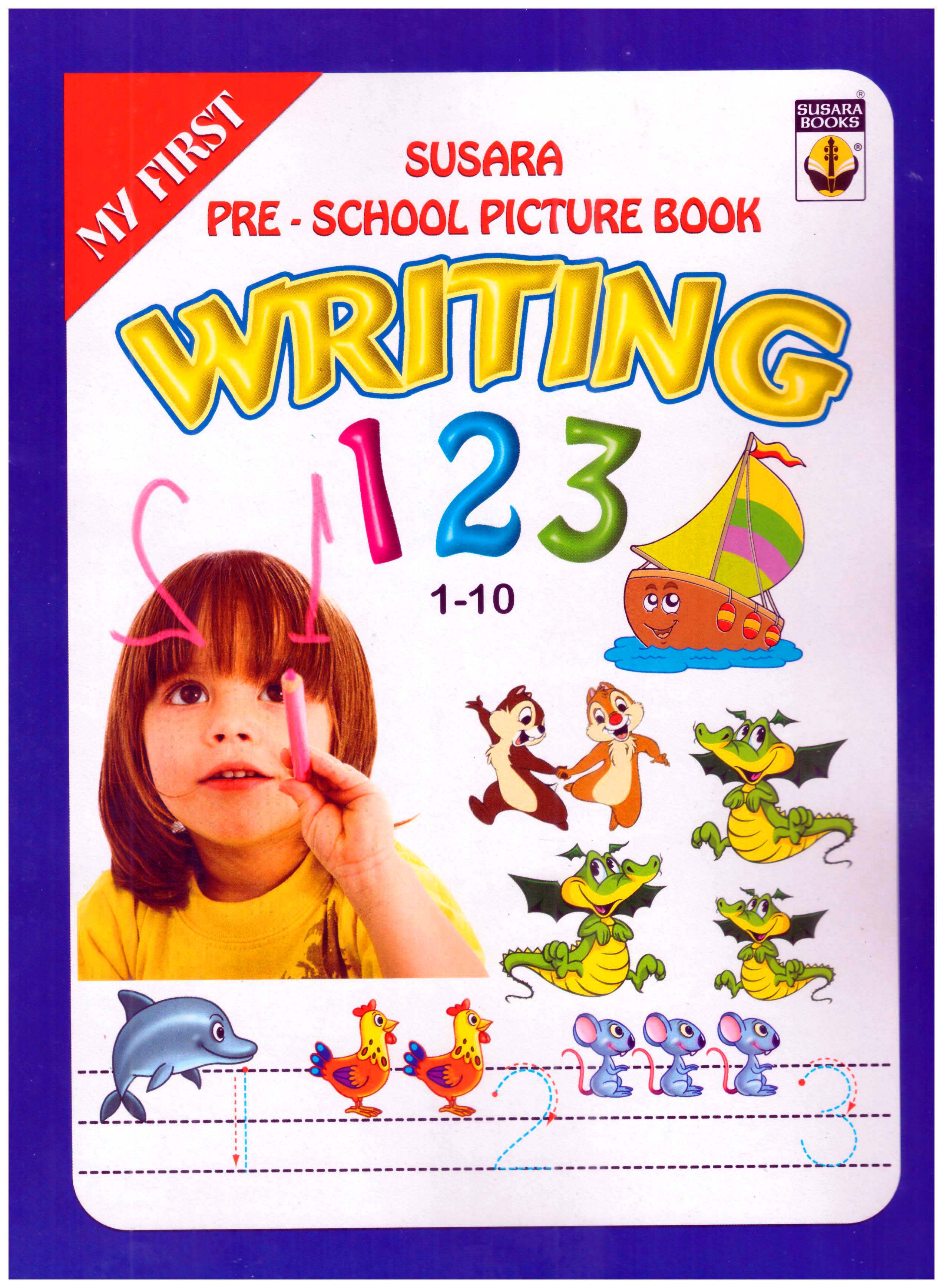 My First Susara Pre-School Picture Book Writing 123 1-10