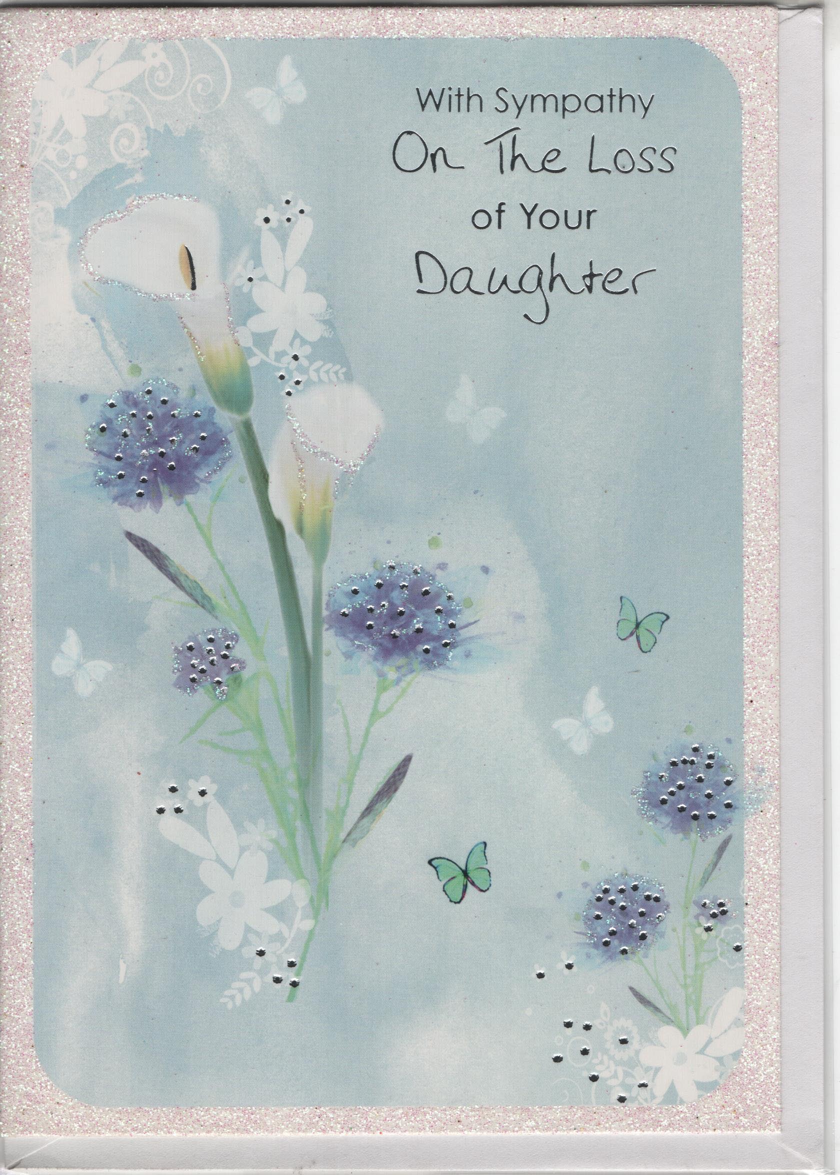 Iparty Greeting Card : With Sympathy On The Loss Of Your Daughter