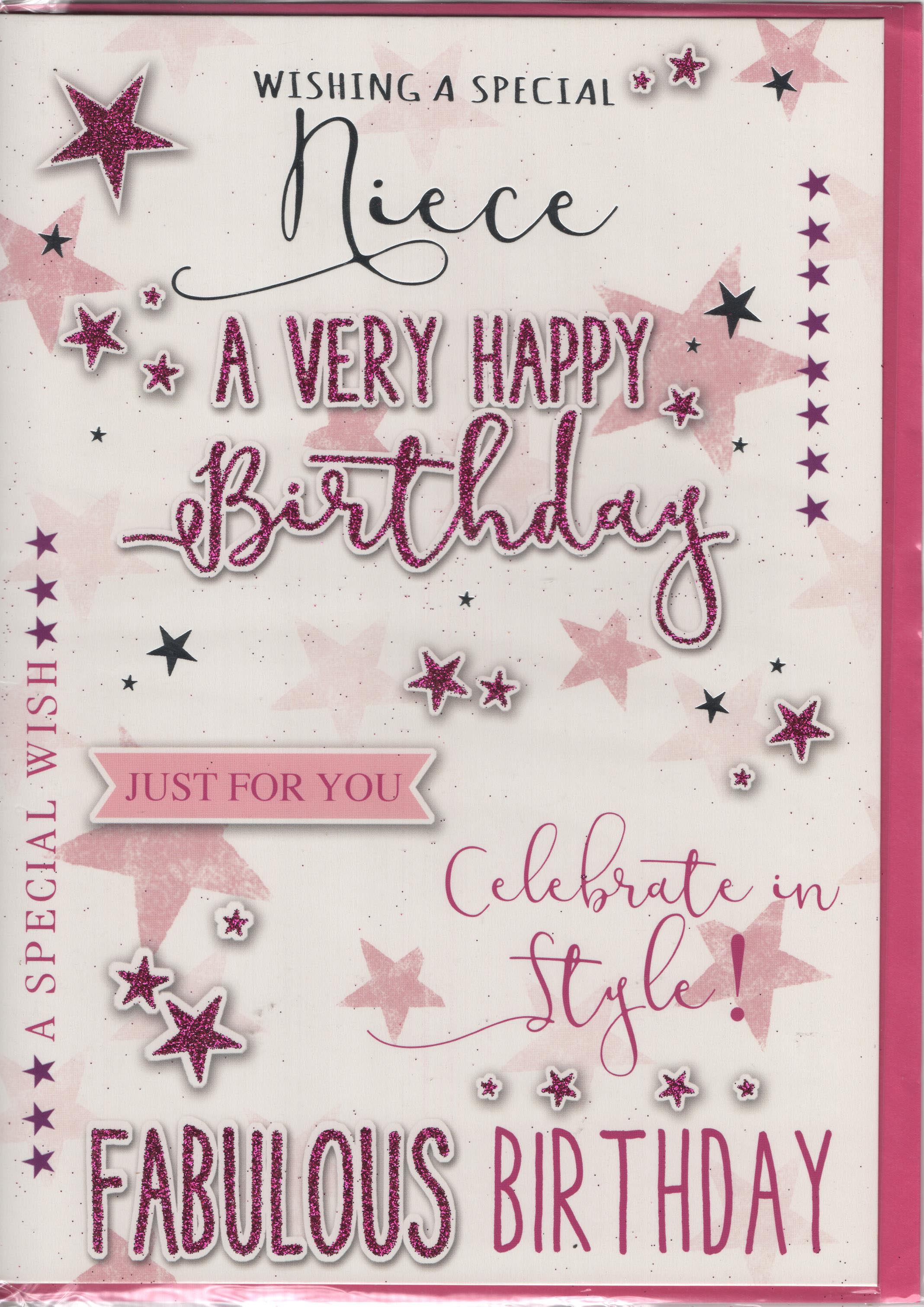 Wishing a Special Niece A Very Happy Birthday Greeting Card