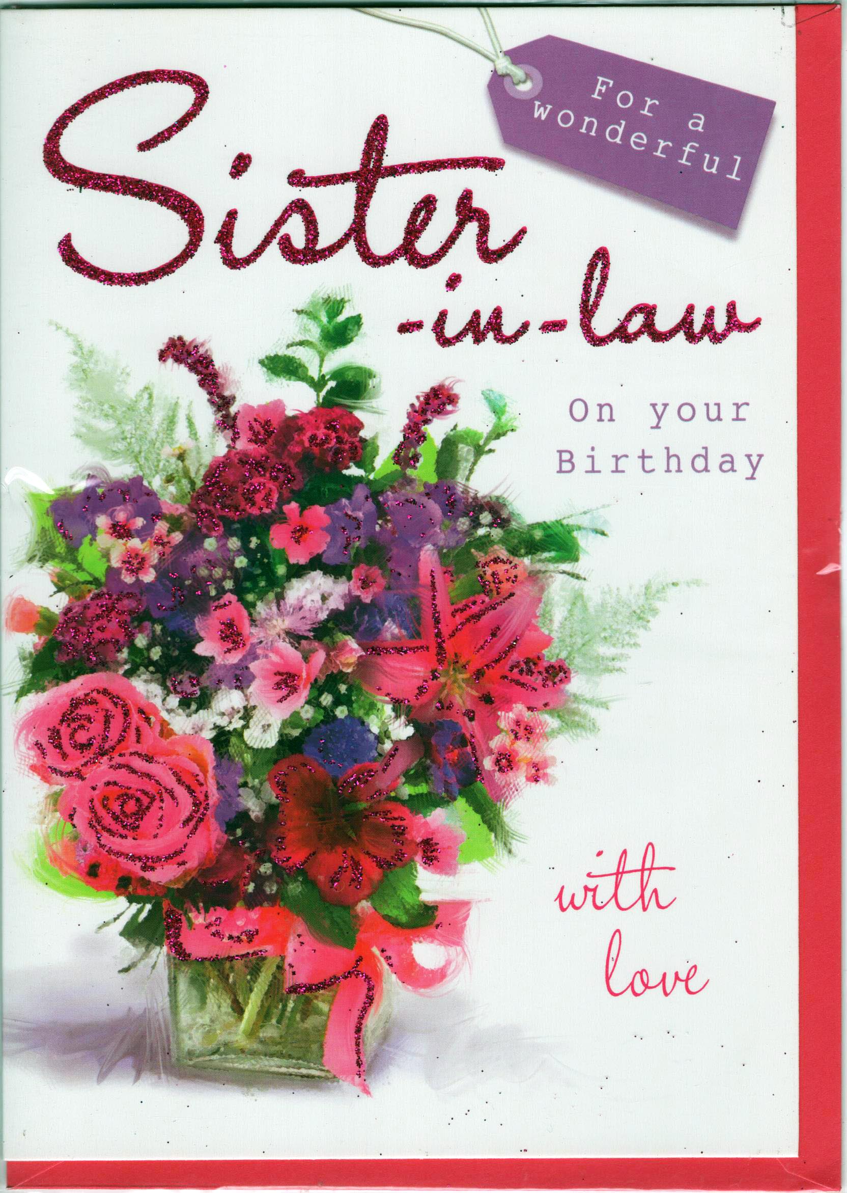 Sister in Law on your Birthday