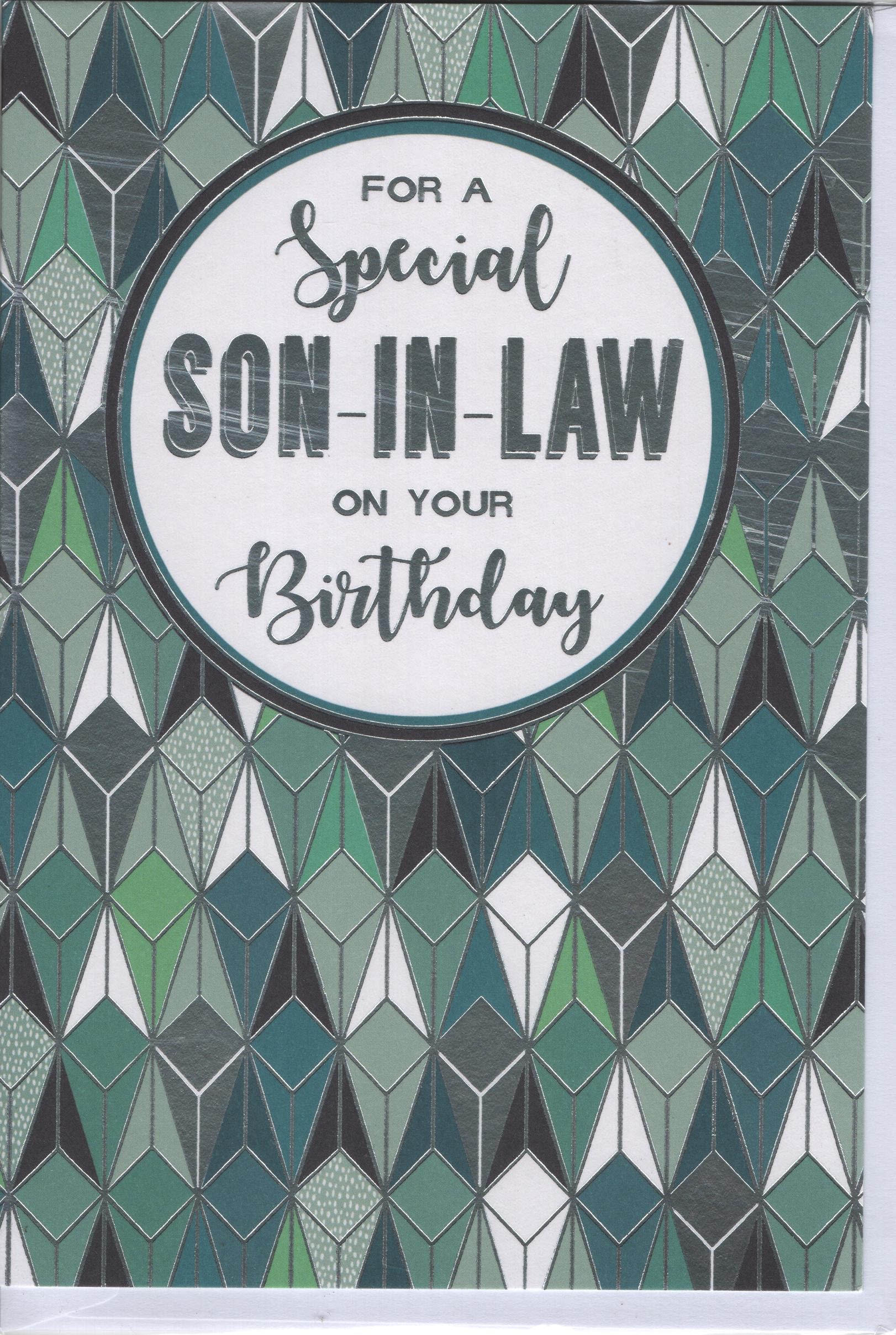 For a Special Son In Law on Your Birthday