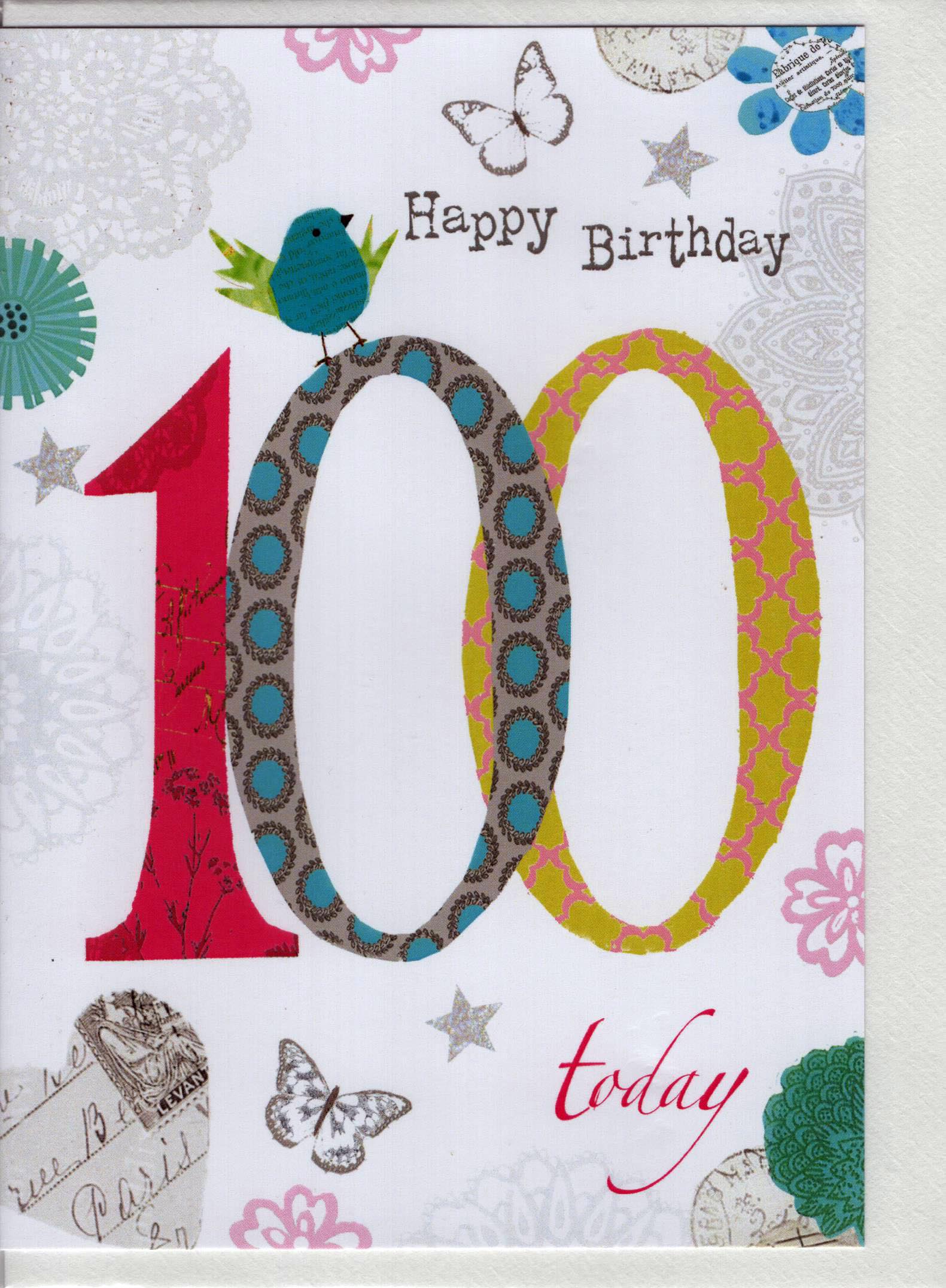 Happy Birthday 100 today