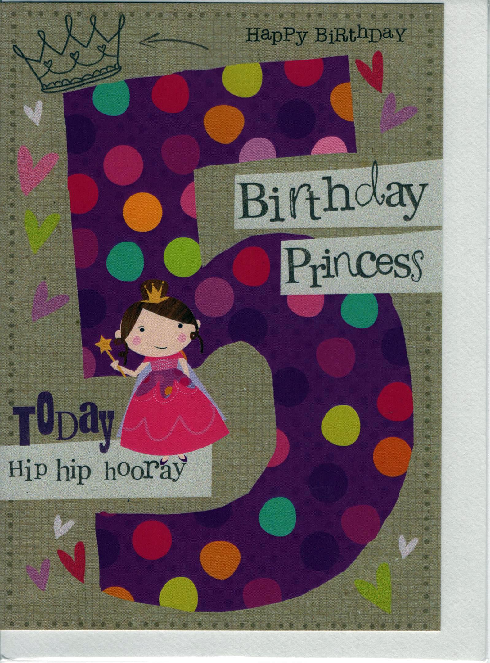 Birthday Princess 5 today hip hip hooray