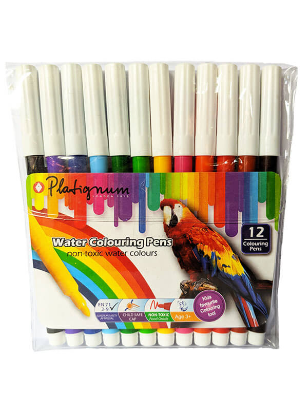 Platignum 12 Colour Pens