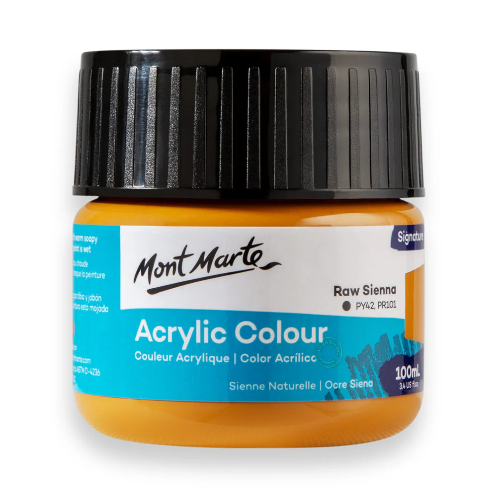 Mont Marte Signature 100ml Acrylic Colour - Raw Sienna