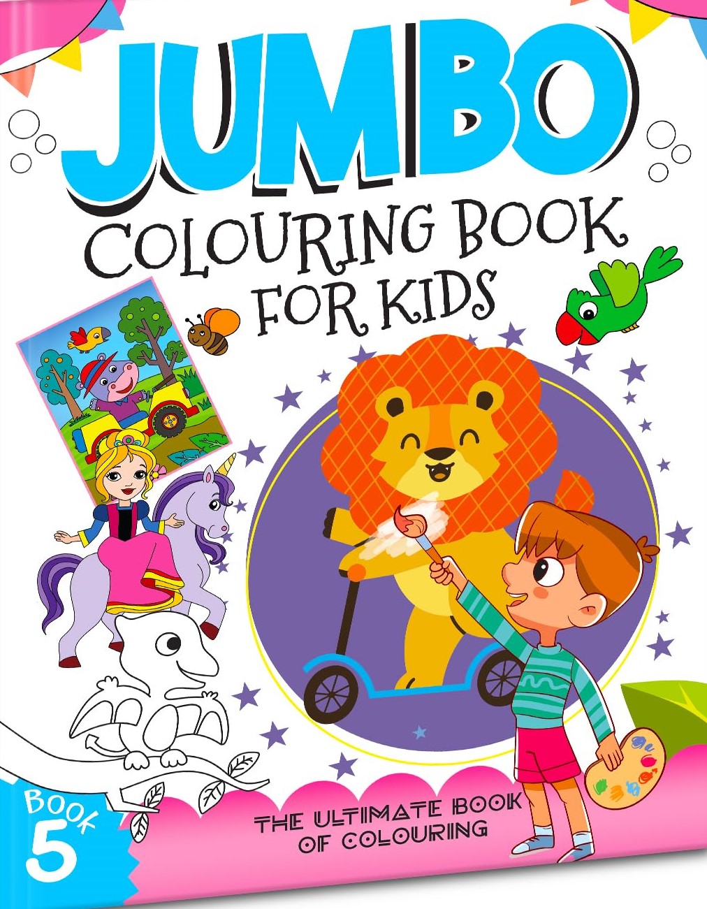 Jumbo Colouring Book For Kids - Book 5