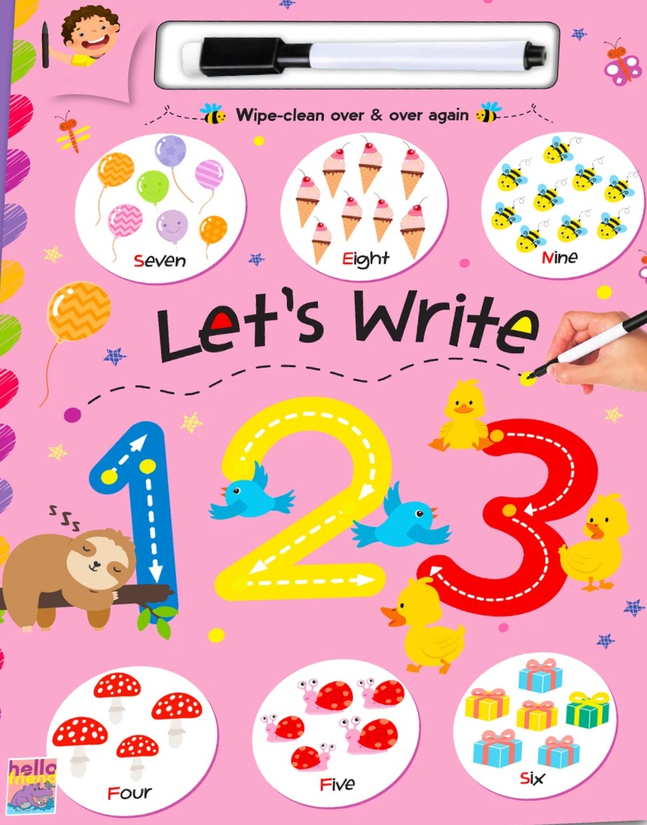 Hello Friend Lets Write 123