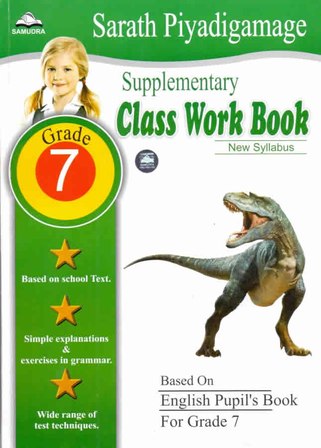 Supplementary Class Work Book Grade 7 (New Syllabus)