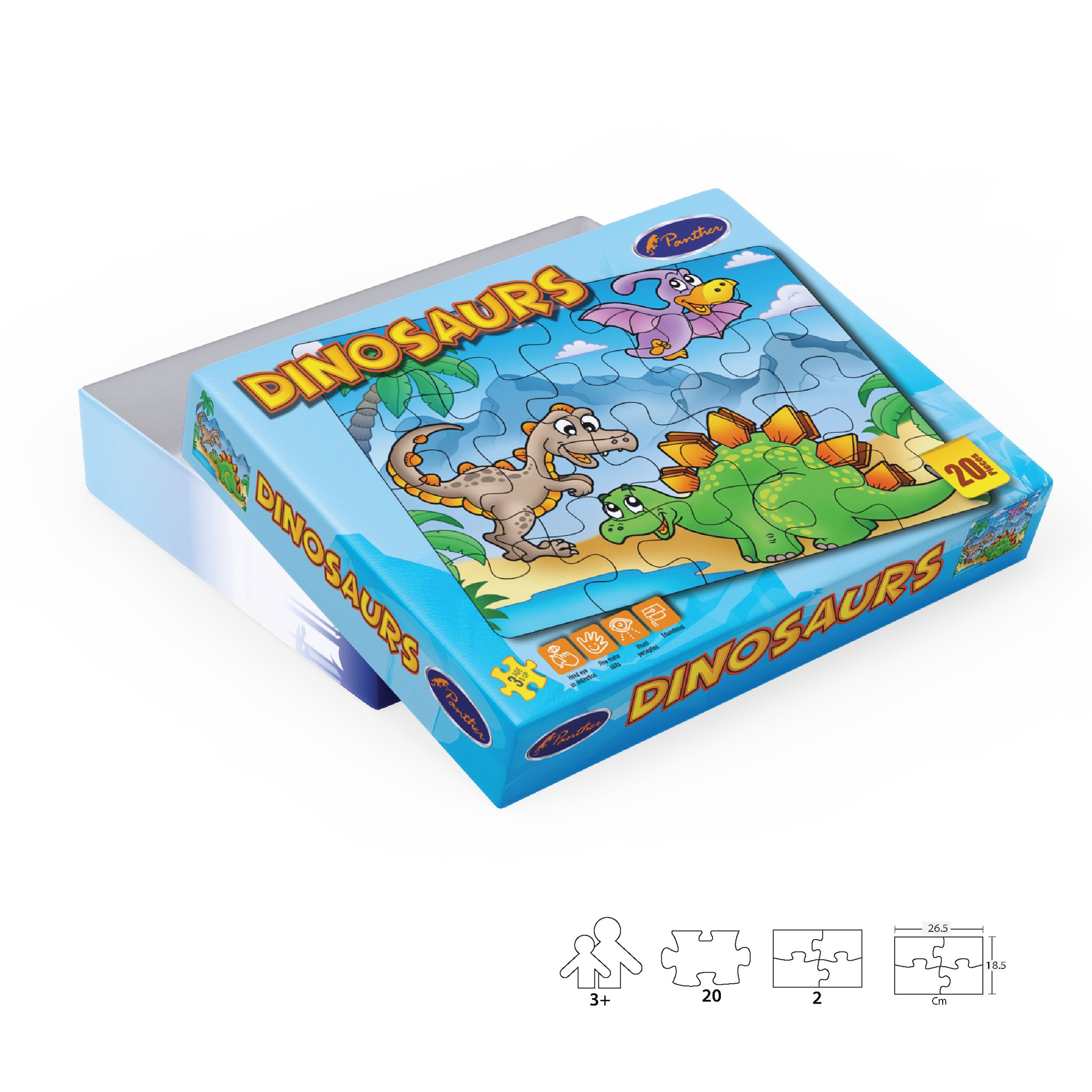 Panther Dinosaurs Puzzle Age 3 +