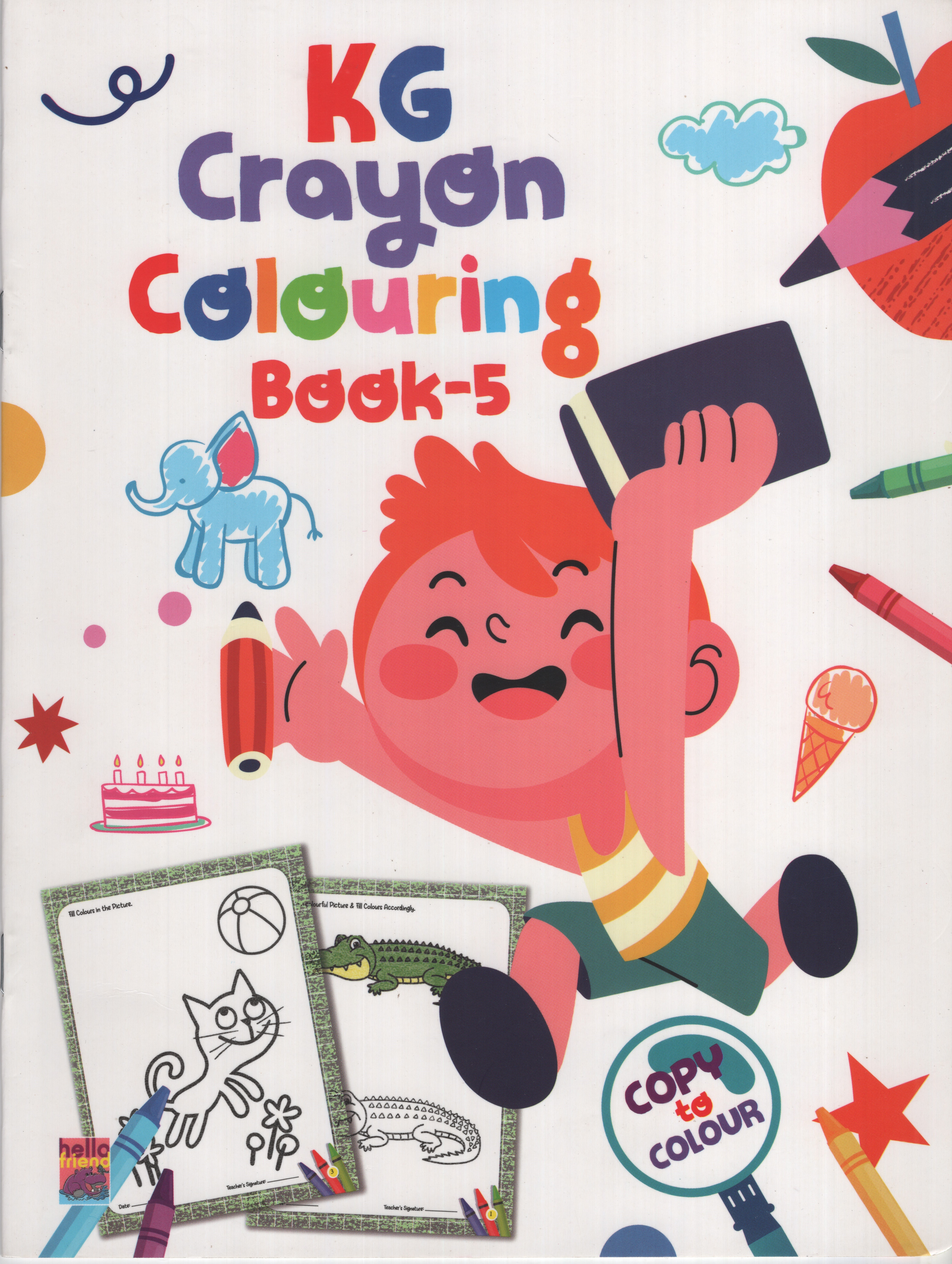 KG Crayon Colouring Book-5