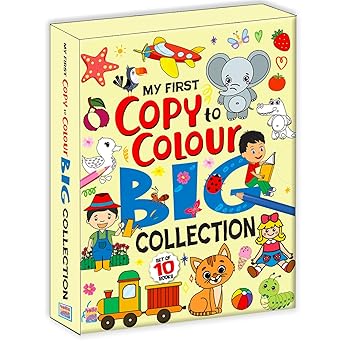 My First Copy to Colour Big Collection Set of 10 Books