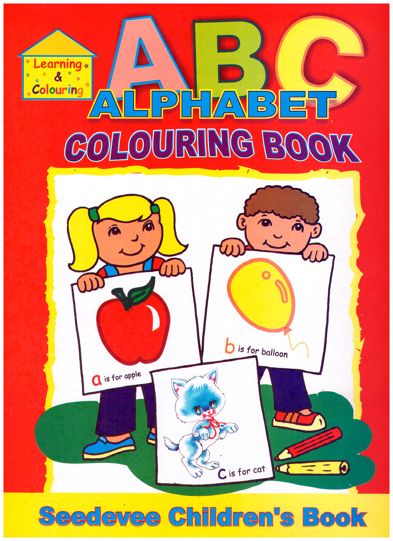 Seedevee ABC Alphabet Colouring Book