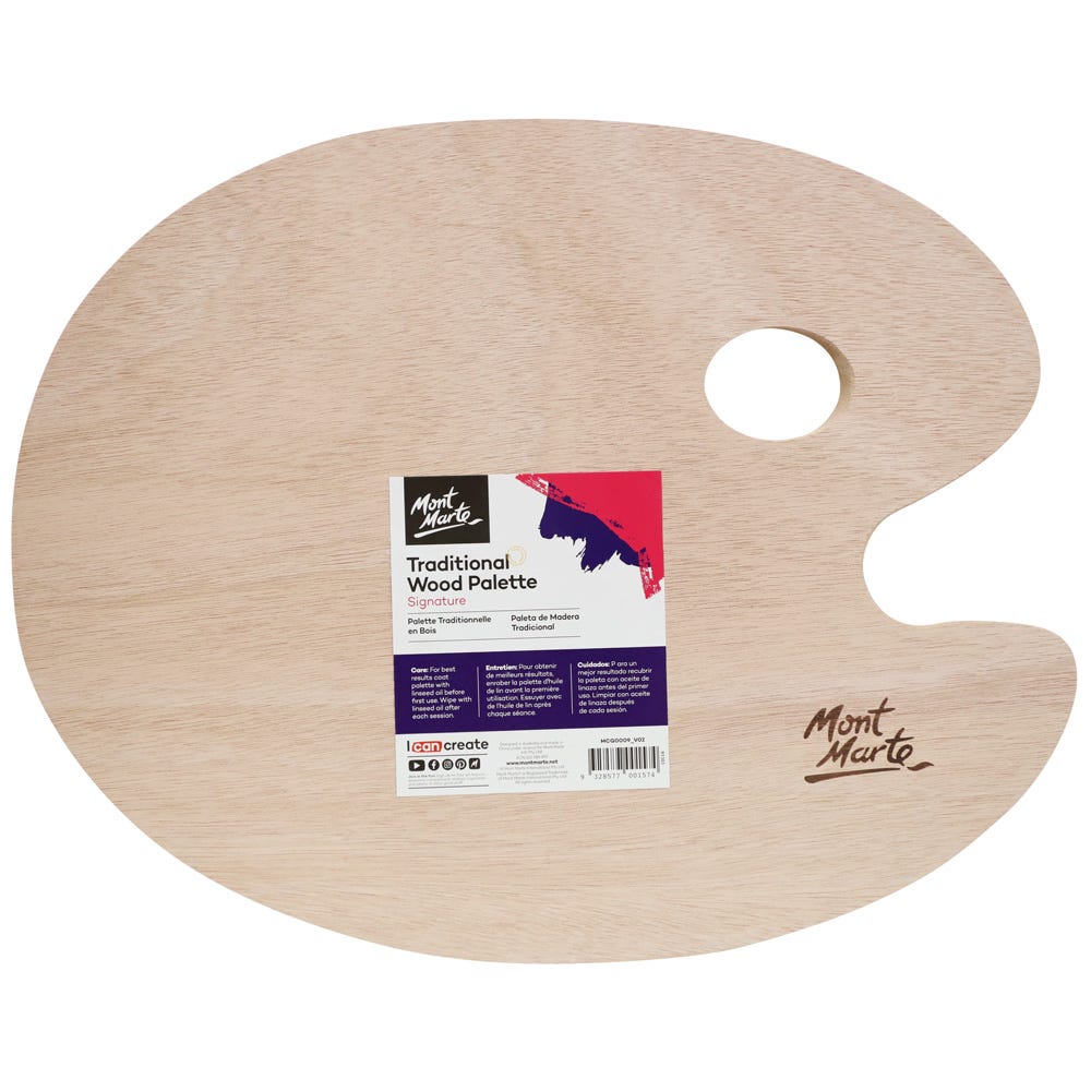 Mont Marte Signature Traditional Wood Palette