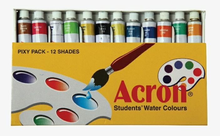 Acron Students' Water Colours Pixy Pack - 12 Shades