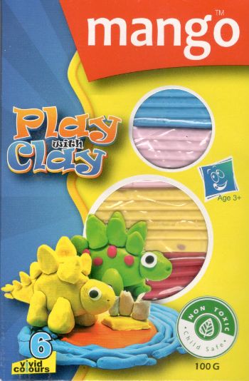 Mango Play with Clay 6 Colour 100g