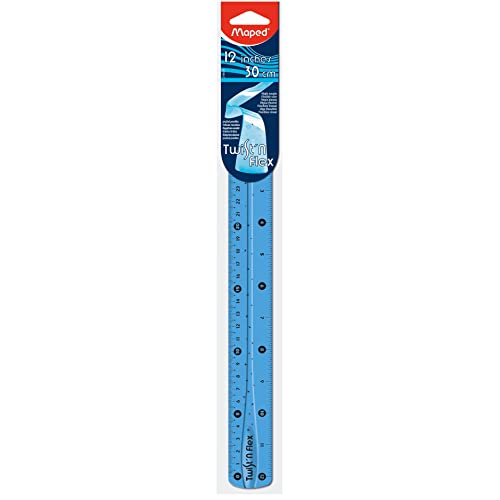 12 Inch Maped Ruler