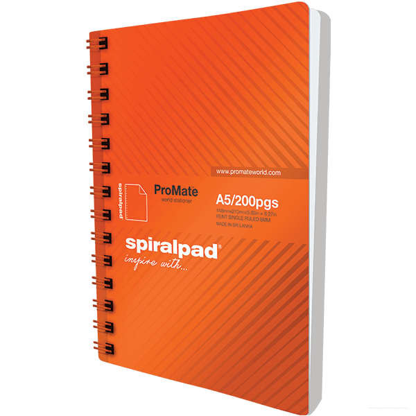 Promate A5 Spiralpad long 200 Pages 