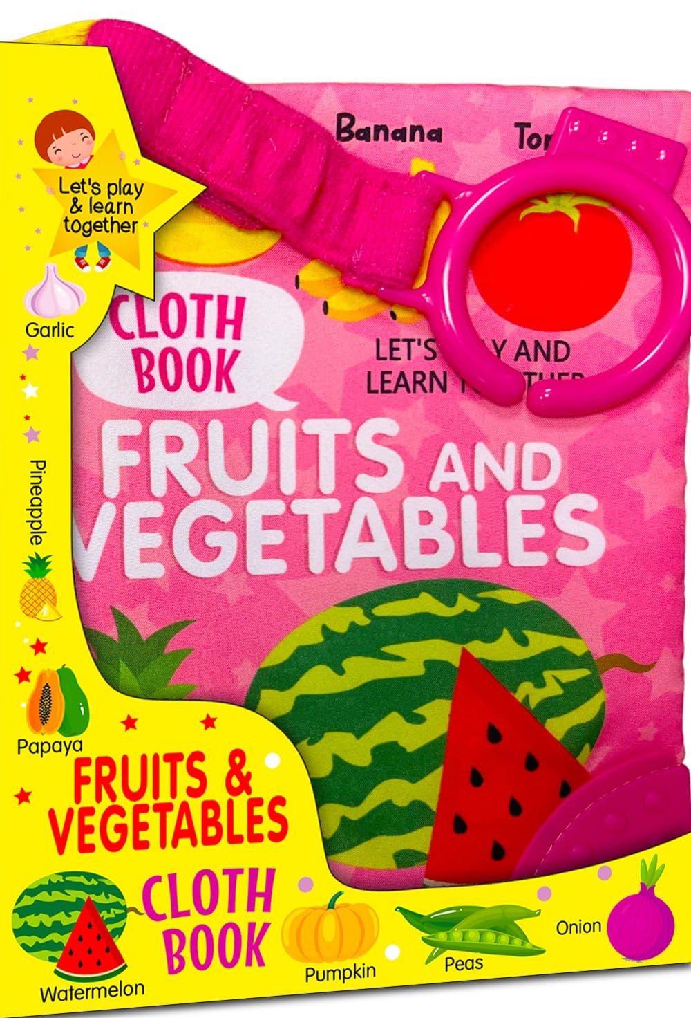 Fruits and Vegetables Cloth Book