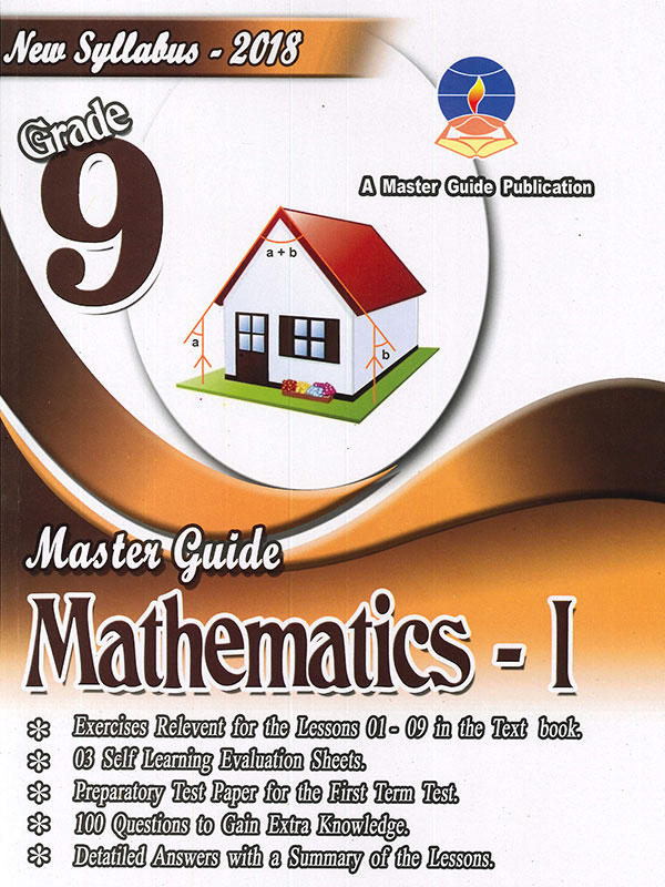 Master Guide Grade 9 Mathematics - I ( New Syllabus 2018 )