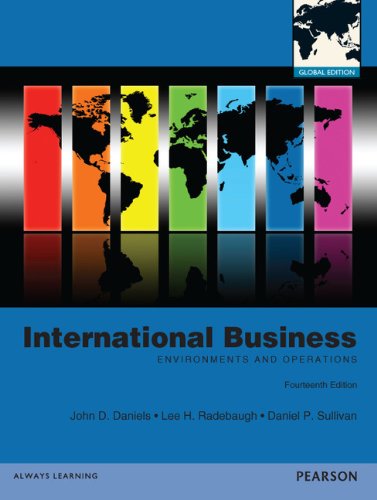 International Business :Environment and Operations