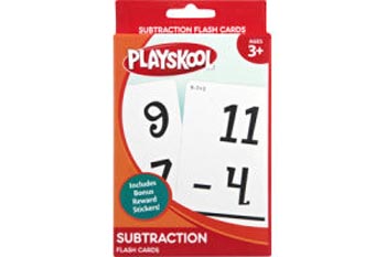 Playskool Math Subtraction Flash Cards Grade 1 