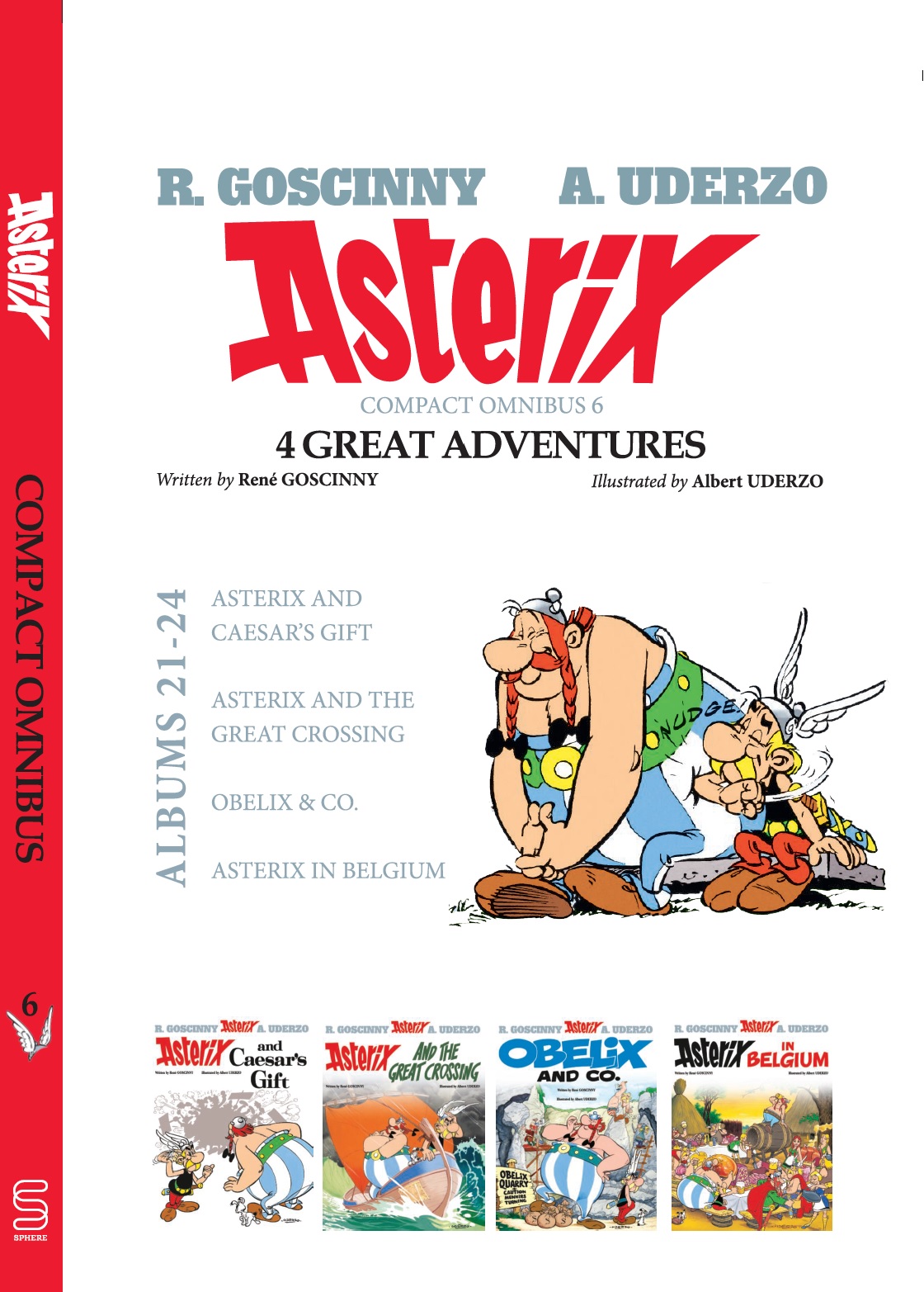 Asterix Compact Omnibus 6(HB) 4 Great Adventures Albums 21 - 24